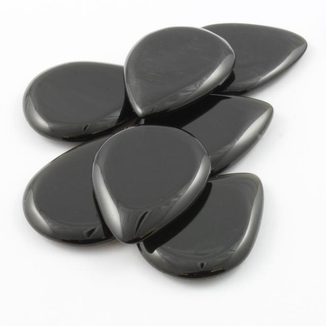 Lava Tones Black Obsidian - Single Pick