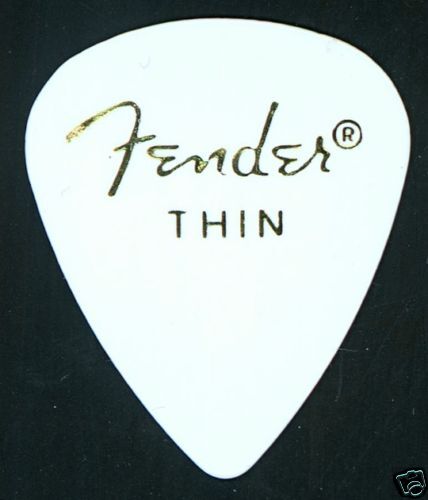 12 Pack of Fender Thin White Picks - 351TW