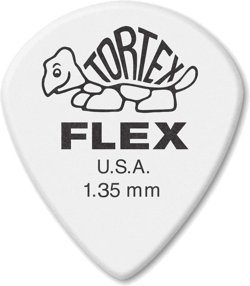 Dunlop Tortex Flex Jazz III XL Guitar Picks 1.35mm - Bag of 6