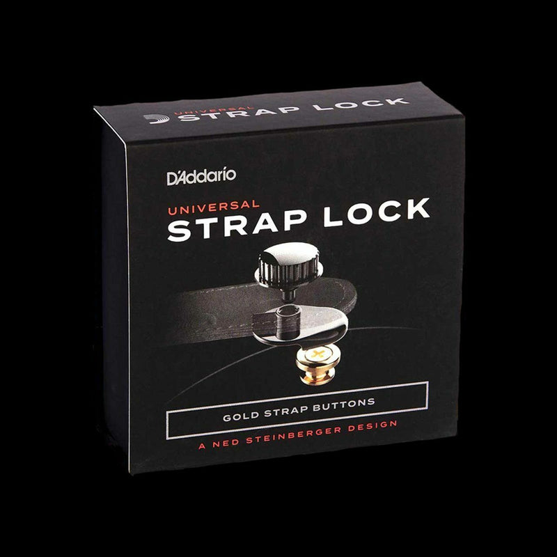 D'Addario NS Universal Strap Lock System Gold - PW-SLS-03