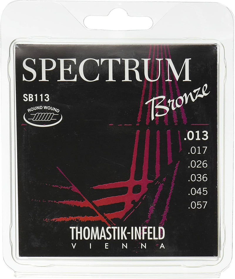 Thomastik-Infeld SB113 Spectrum Bronze 13-57 Acoustic Guitar Strings
