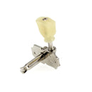 Graph Tech PRN-4424-N0 Ratio 3 + 3 Waffle-Back vintage Fender Style Machine Head