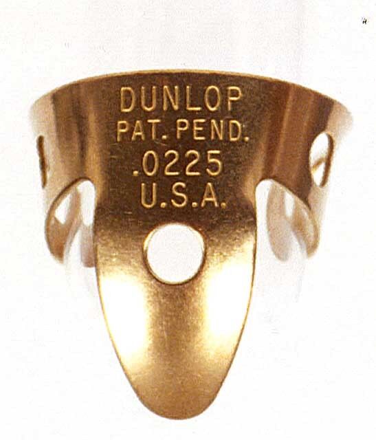 2-Pack of Dunlop Brass Fingerpicks - .0225"