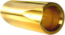 The Rock Slide Polished Brass Guitar Slide - Medium