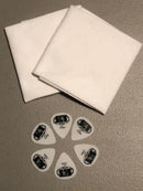 12 SIT Strings Guitar Picks Medium Gauge .71mm with 2 Polish Cloths