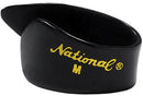 3-Pack National  Black Thumbpicks  - Medium