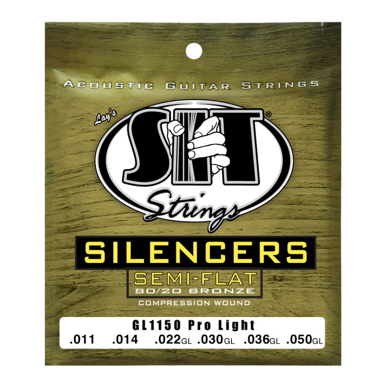 SIT Silencers for Acoustic Guitar GL-1150: Extra Light 11-50