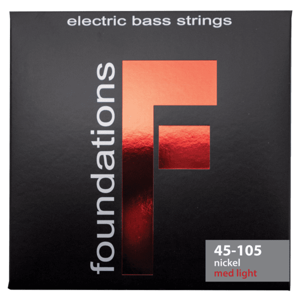 SIT Strings FN45105L Foundations Nickel Bass Guitar Strings, 4-String Med Light