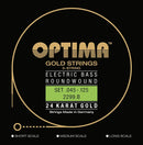 Optima 24 Karat Gold 5 String Bass Guitar Strings Long Scale 2299.B 45-125