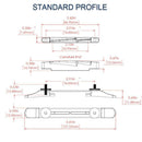 Graph Tech Resomax Archtop Bridge Nickel – Standard Profile – PS-7551-N0