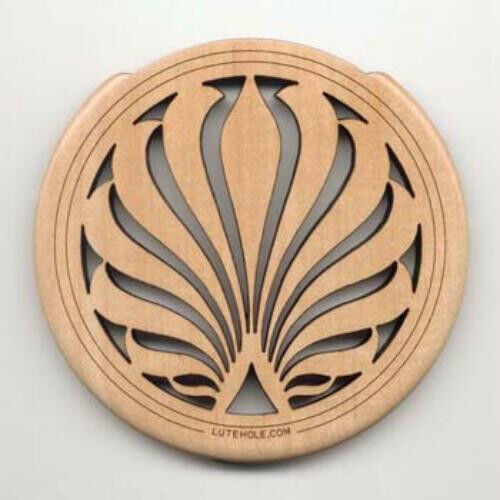 Lute Hole Soundhole Cover Number 15 Maple
