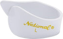 12-Pack D'Addario National  White Thumbpicks  - Large