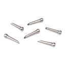 D'Addario Titanium Bridge Pins Set of 6 PWPS13