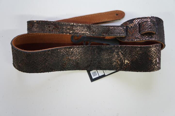 Perris Leather 2" Brown Guitar Strap with Weave Pattern P20ETX-1971