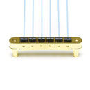 Graph Tech GHOST RESOMAX NV2 BRIDGE 4MM - GHOST PIEZO SADDLES Gold PN-8843-G0