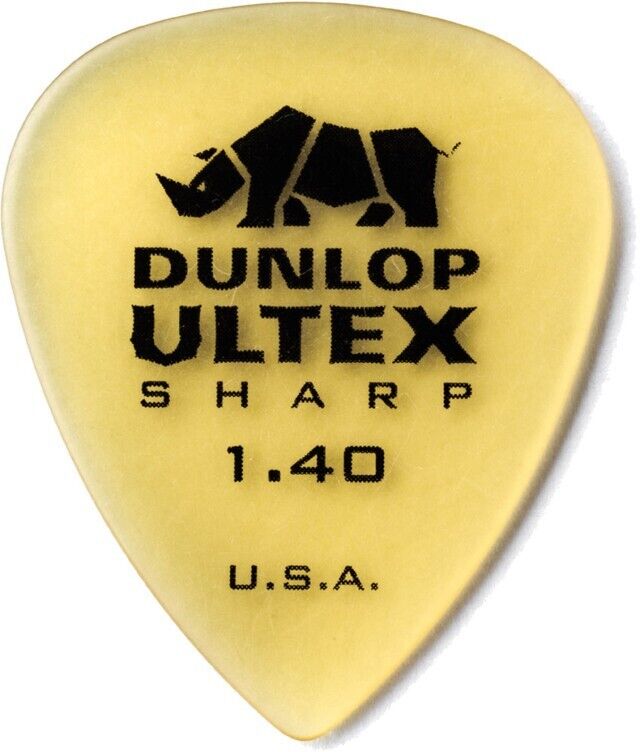 6-Pack of Dunlop Ultex Sharp Picks - 1.40 mm