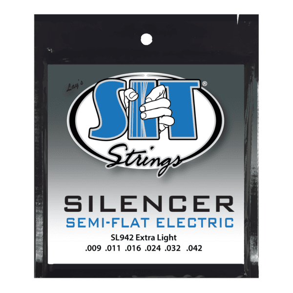 SIT Silencer Semi-Flat Electric Guitar Strings .009 - .042