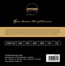 Optima UNIQUE 24K GOLD 6 String Bass .030-.130 Low-B High-C 2409.CB