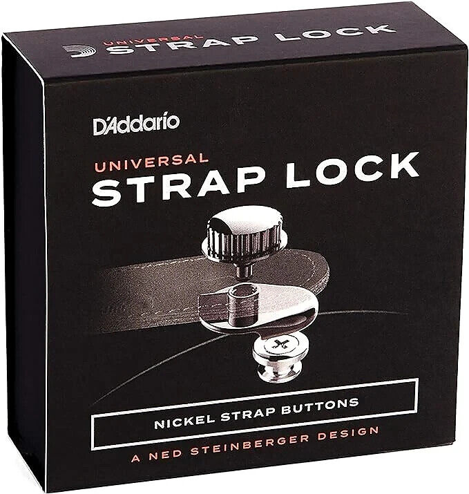 D'Addario Universal Strap Lock System Nickel PW-SLS-02