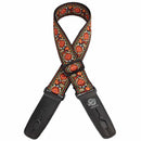 Lock-It Retro Vintage 2 Inch Locking Guitar Strap - Persian