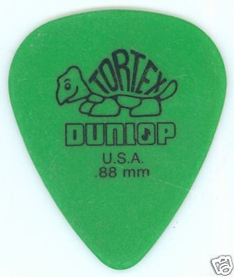 6 Pack of Dunlop Tortex Standard Flatpick .88mm