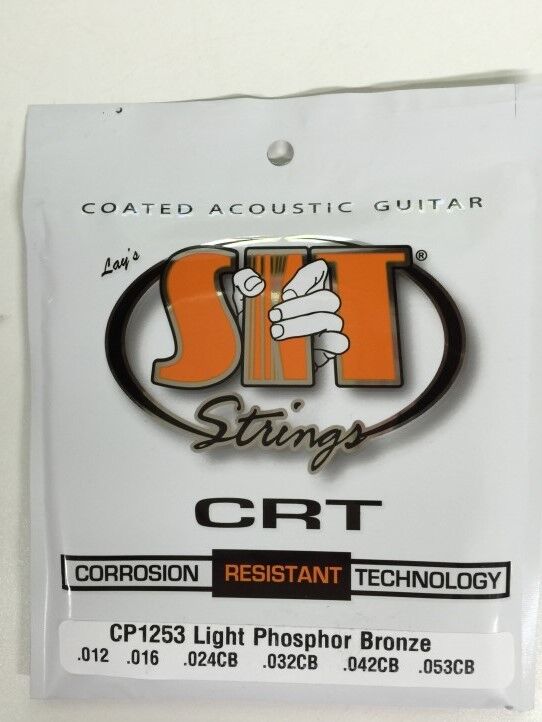 SIT CRT Coated Phosphor Bronze CP1253 Acoustic Strings - Light - 12 - 53
