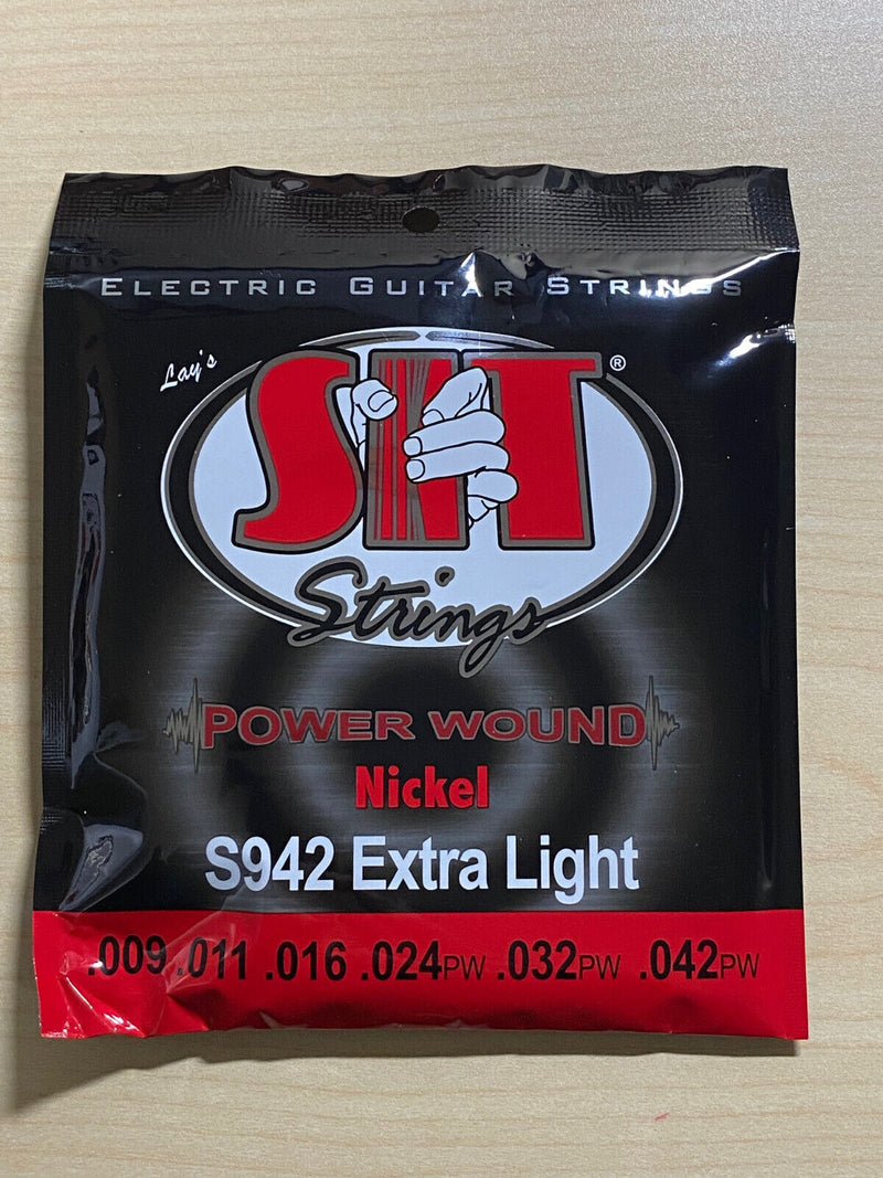 SIT Strings Powerwound Electric Guitar Strings Extra Light 9-42