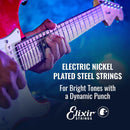 Elixir 12002 Nanoweb Nickel Electric Guitar Strings, Super Light 9-42