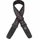 Lock-It Retro Vintage 2 Inch Locking Guitar Strap - Defender