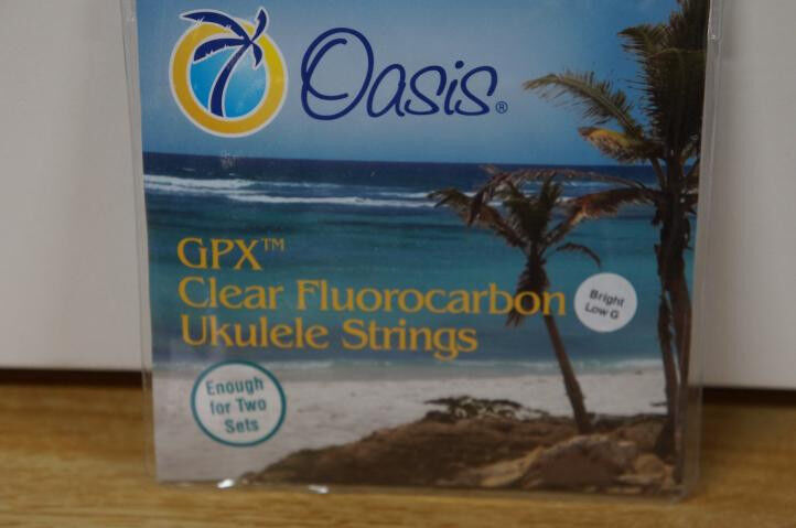 Oasis GPX Fluorocarbon Ukulele Strings Bright with Low G - Uke 8001