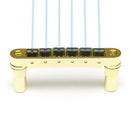 Graph Tech Ghost Resomax NV Bridge 6MM - Ghost Piezo Saddles Gold PN-8863-G0