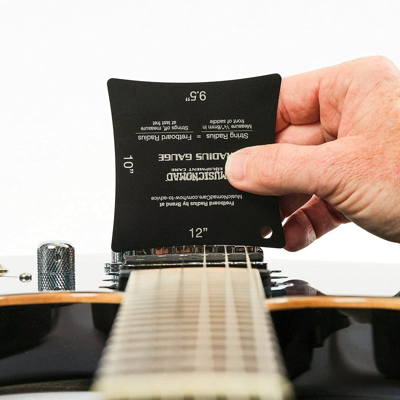 Music Nomad Precision Fretboard and String Radius Gauge Tool-2 pc. Set (MN603)