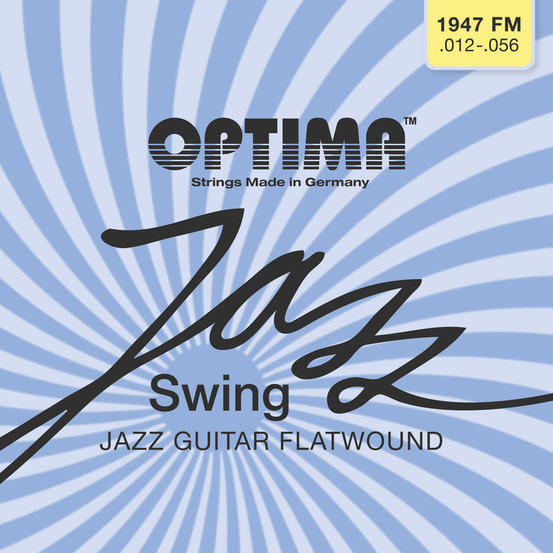 Optima Jazz Swing Flatwound Guitar Strings Medium 12-56