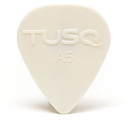 TUSQ A5 1.00MM PICKS - WHITE 6 PACK - PQP-0100-W6