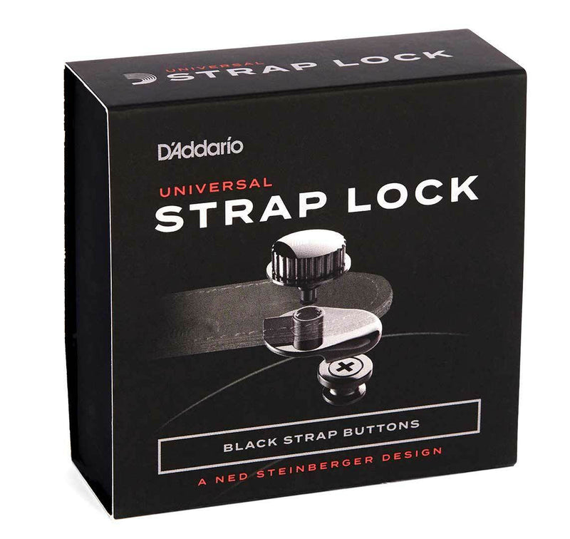 D'Addario NS Universal Strap Lock System Black - PW-SLS-01