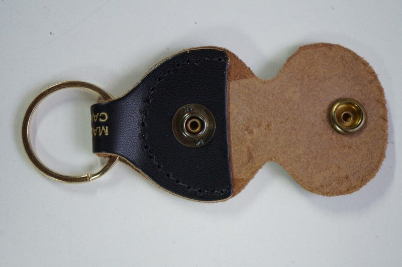 Larrivee Leather Key Ring Pick Pouch with 3 Larrivee Logo Picks
