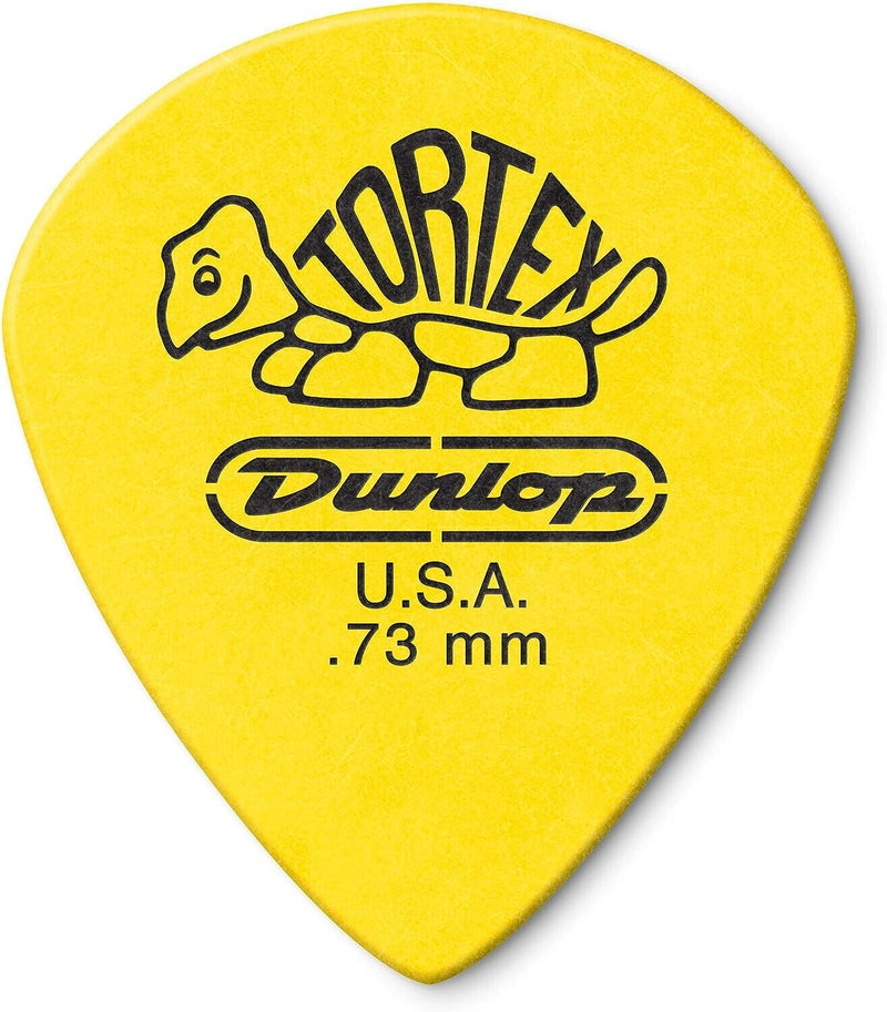 6 Dunlop Tortex Jazz III XL Flat Picks .73mm