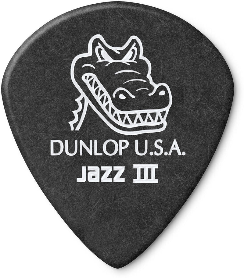 Dunlop Gator Grip Jazz III Guitar Pick - 6 Picks
