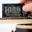 Music Nomad Precision Action Gauge Ruler for String Ht-Metric, SAE, 64ths(MN602)