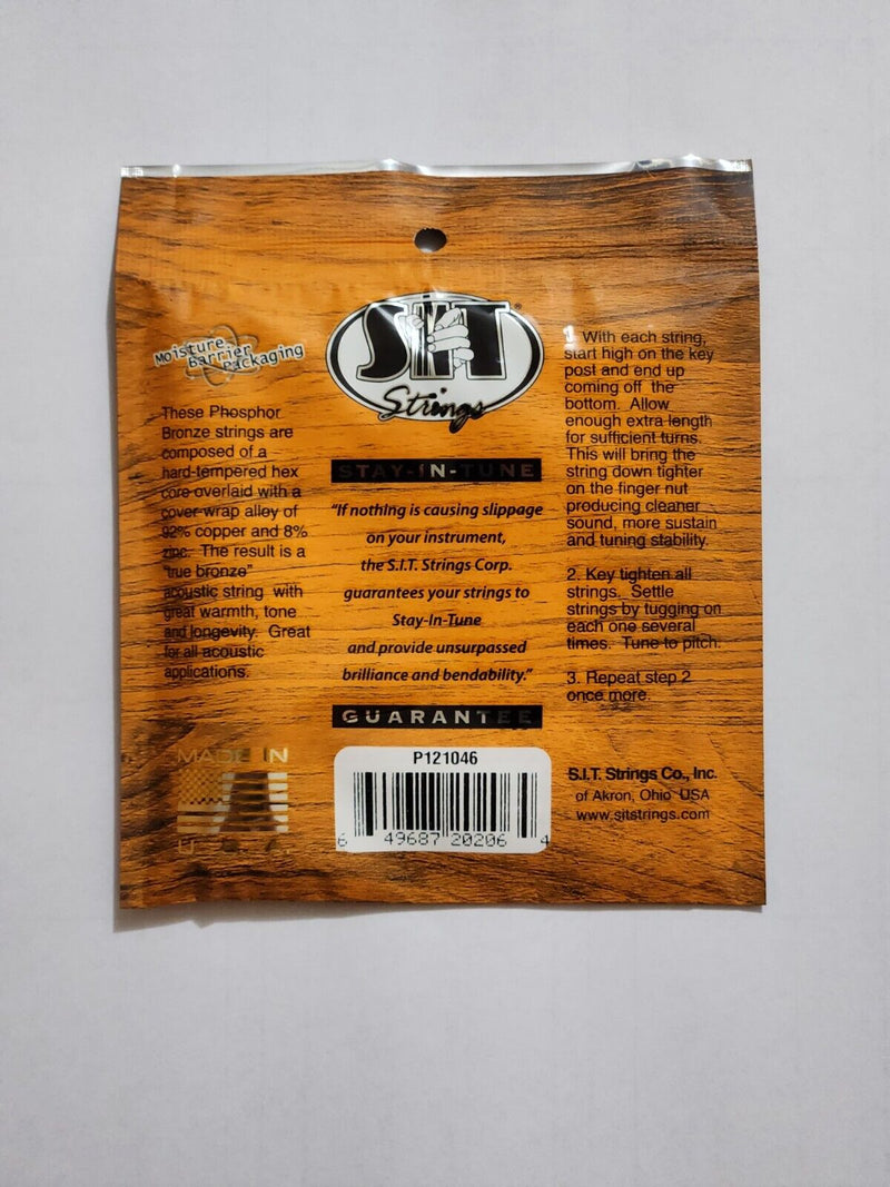 SIT Strings Phosphor Bronze Acoustic Guitar Strings P121046