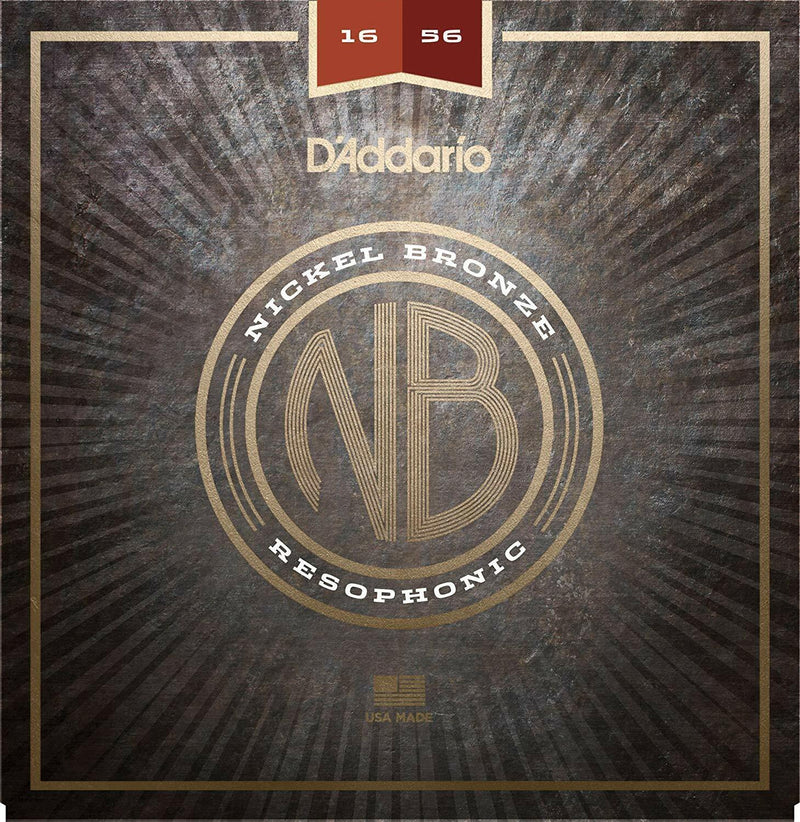 D'Addario Nickel Bronze Resophonic Strings 16-56