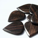 Timber Tones Blues Tone Guitar Pick - African Ebony  - Single Pick