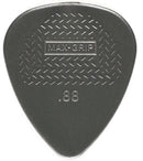 6 Dunlop Max-Grip Nylon Standard Picks, .88mm