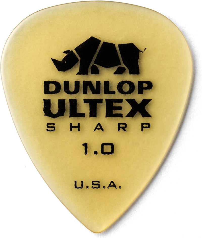 6-Pack of Dunlop Ultex Sharp Picks - 1.0mm
