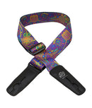 Lock-It 2" Guitar Strap - Bob Masse Series, Blue Journey