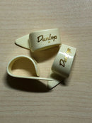 3-Pack of Dunlop Heavies Ivoroid Thumbpicks, Medium