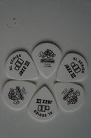 6 Dunlop Tortex Jazz III XL Flat Picks 1.50mm