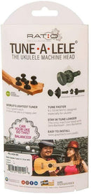 NEW Graph Tech PRU-4004-BK Ratio Tune-A-Lele Ukulele Machine Heads – Black
