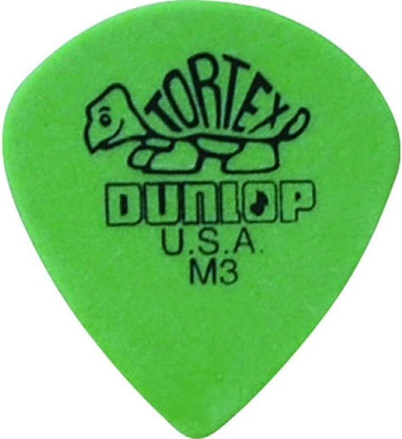 6 Pack of Dunlop Tortex Jazz Sharp Tip Green M3 - 472RM3