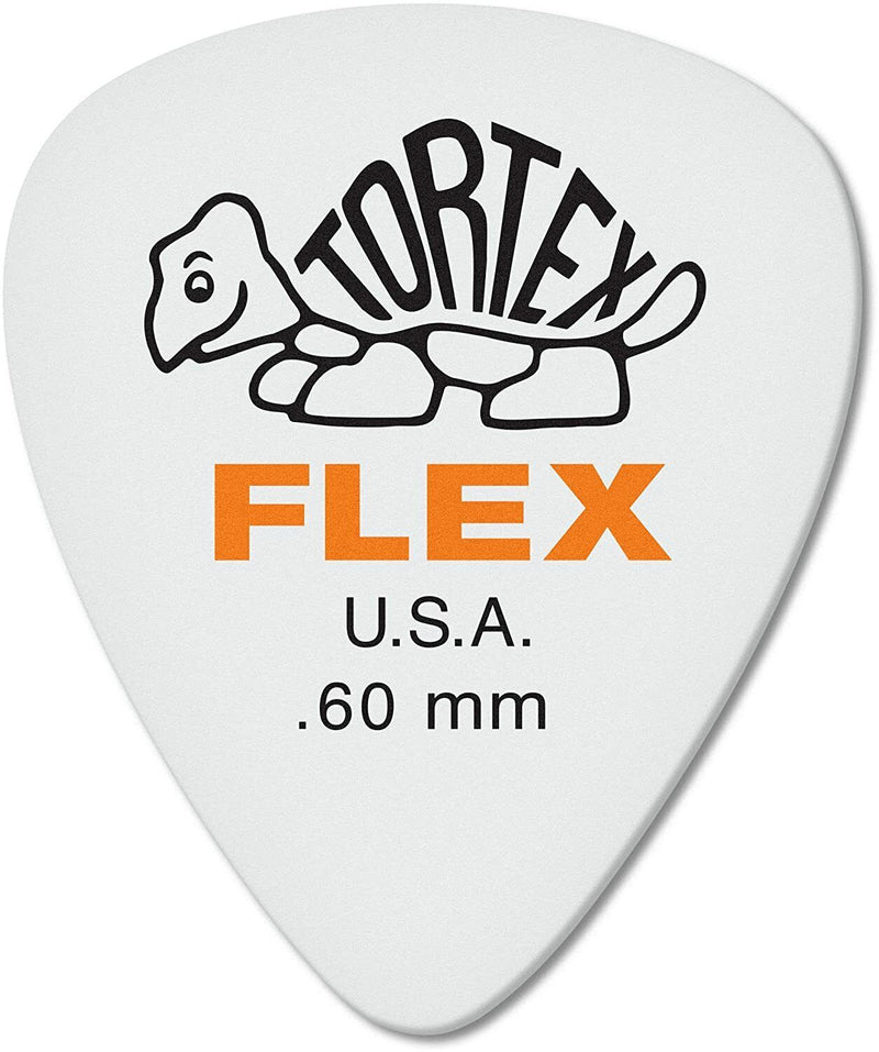 Dunlop Tortex Flex Standard Guitar Picks .60mm - Bag of 6